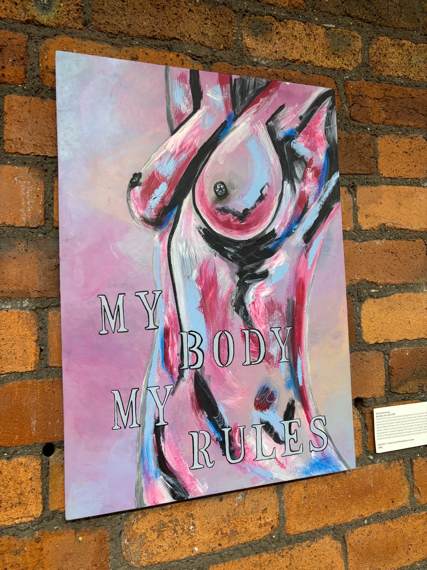 'My Body, My Rules' Original Artwork