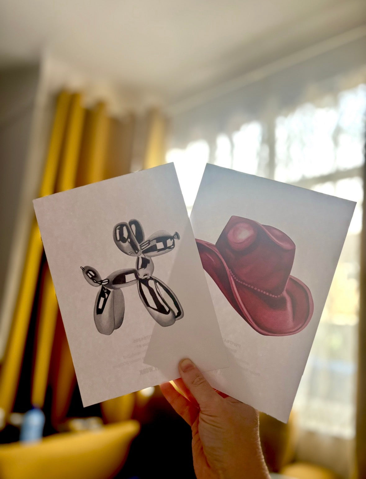 PRE-ORDER Silver Balloon Dog Drawing