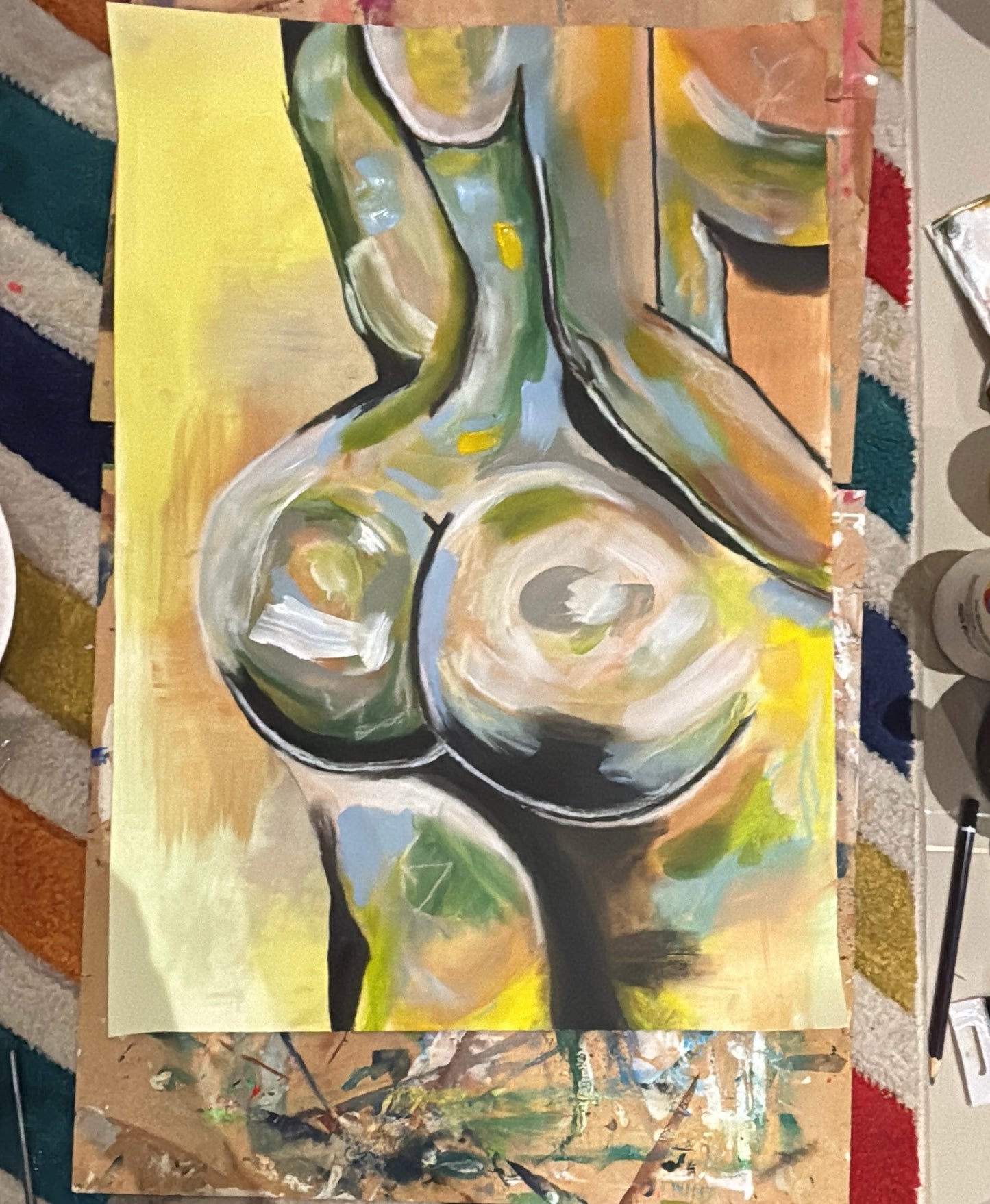 ‘Peachy’ Original Artwork