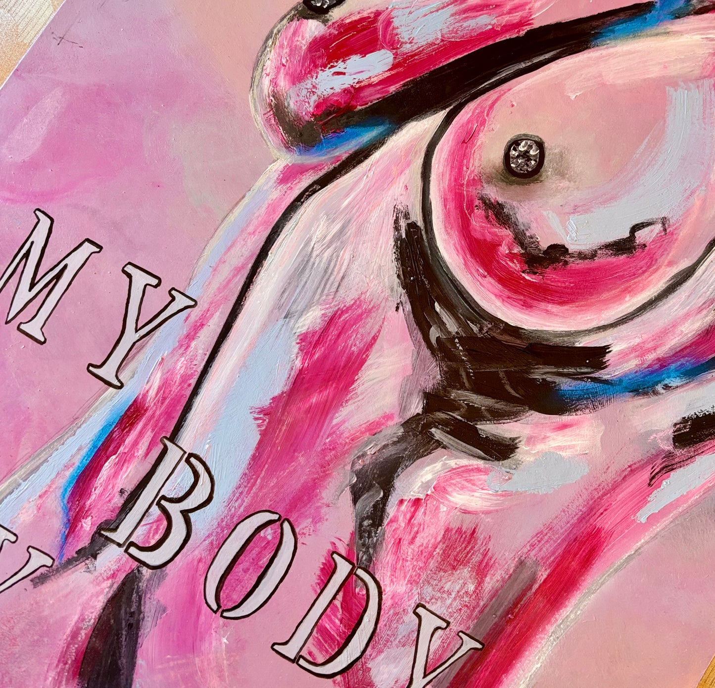 'My Body, My Rules' Original Artwork