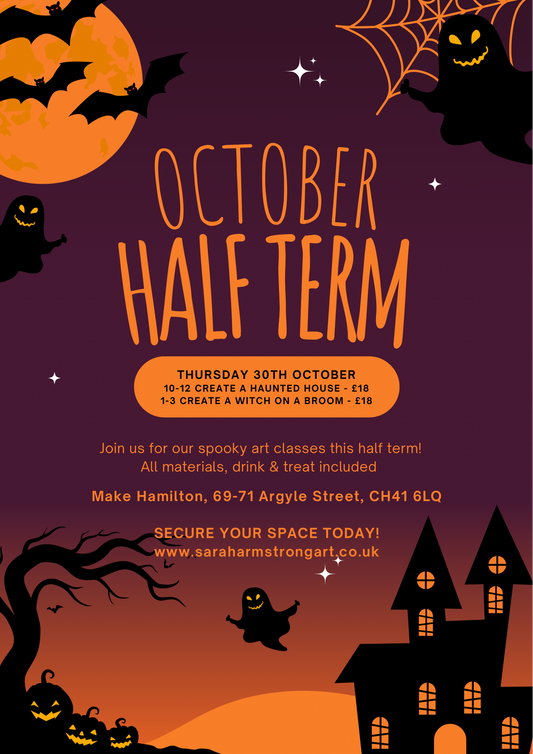 🎨 October Half Term – Create a Haunted House - AM